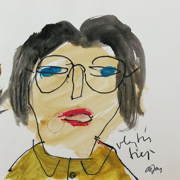Anita, portret, avatar van Leo de Jong