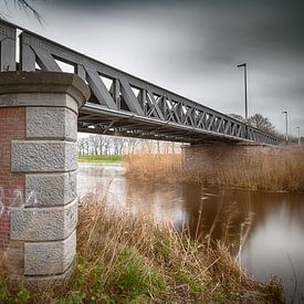 Eisenbahnbrücke der Strecke Halve Zolen bei Waalwijk von Mark Bolijn
