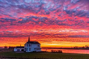 Sky on fire