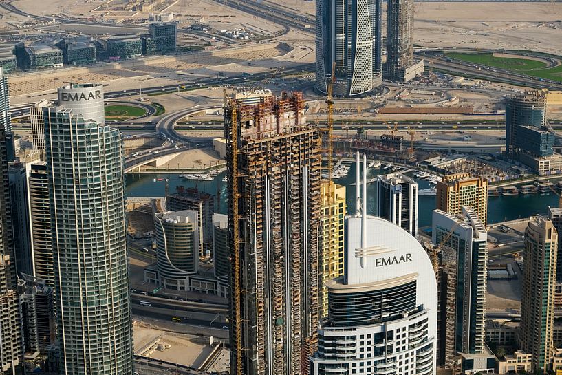 Skyscrapers in Dubai by Edsard Keuning