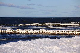 In winter at the Baltic Sea by Thomas Jäger