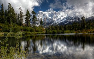 Picture Lake with Mount Shuksan
