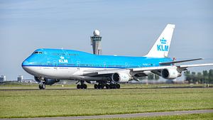 KLM Boeing 747-400M Passagier- und Frachtflugzeug.