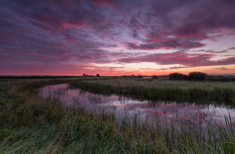 Sunrise Zwaneveldsgat (Groningen- Netherlands) by Marcel Kerdijk