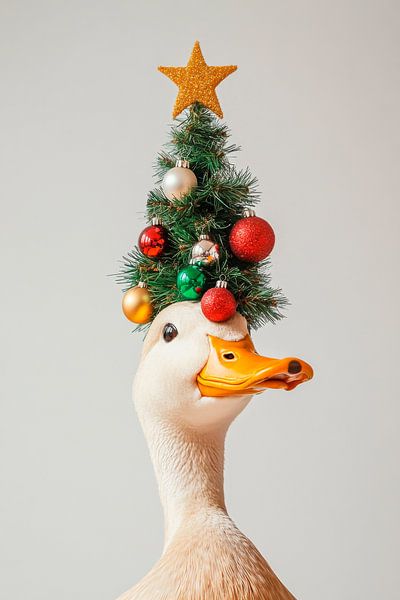 Weihnachtsente von Poster Art Shop