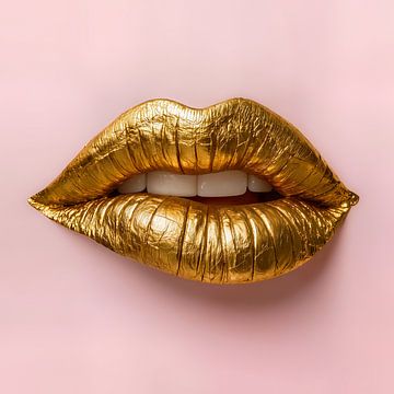 Vergoldete Lippen