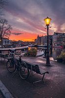 Lever de soleil sur l'Amstel