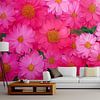 Moderne woonkamer met bloemenbehang van Animaflora PicsStock