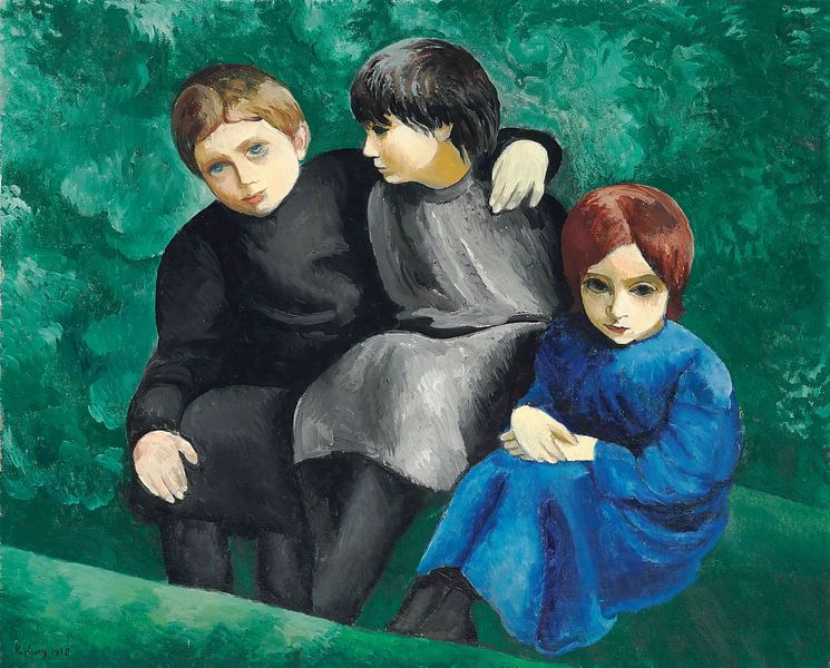 Moïse Kisling - The three orphans by Peter Balan