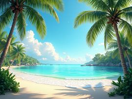 strandlandschap van hisamvideo art