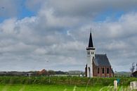 Oud kerkje op Texel van Marcel Riepe thumbnail