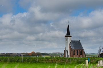 Oud kerkje op Texel