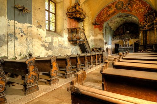 Verlaten kerk in Oostenrijk