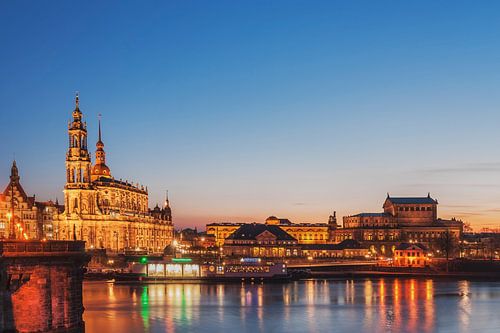 Dresden at night