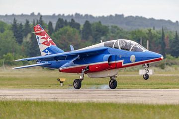 Dassault/Dornier Alpha Jet of the Patrouille de France. by Jaap van den Berg