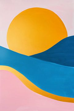 Japandi, Rising Sun by Caroline Guerain