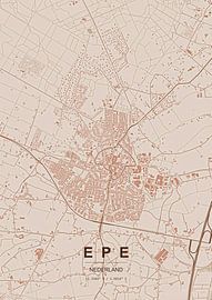 Map of Epe by Stef van Campen