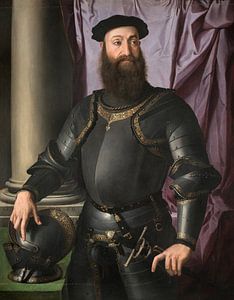 Porträt von Stefano IV Colonna, Bronzino