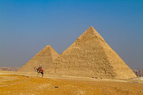 De piramiden van Gizeh in Egypte