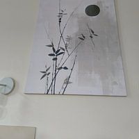 Klantfoto: Groene twijg nr. 4 (gezien bij vtwonen) van Treechild, op canvas