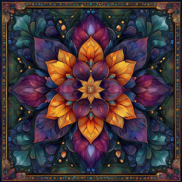 Mandala of vitality by Niklas Maximilian