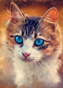 Cat animals art #cat
