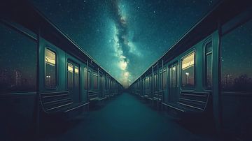 ? Star station : Train station and Sky sur Surreal Media